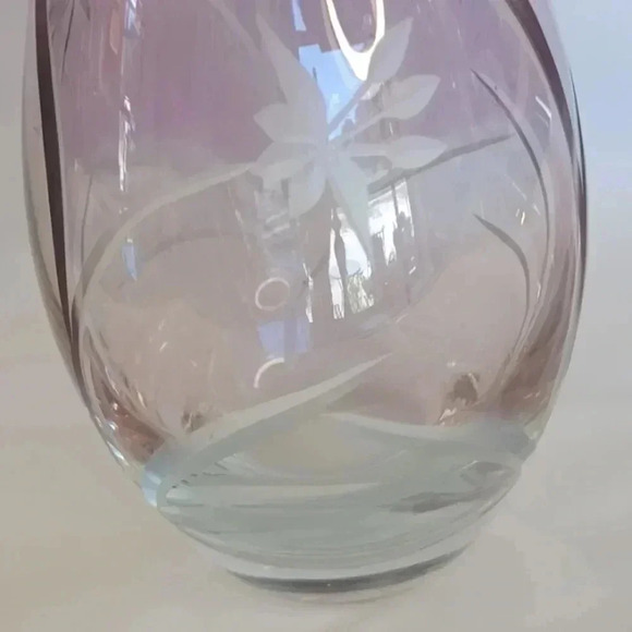 Lenox purple amethyst crystal vase - Picture 3 of 3